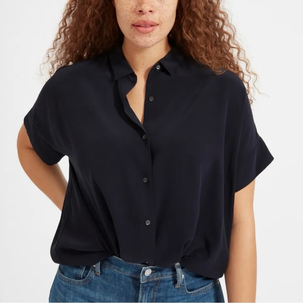 Everlane | Square Silk Shirt